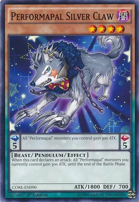 Performapal Silver Claw - CORE-EN090 - Common 