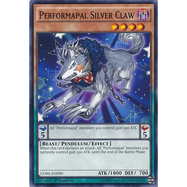Performapal Silver Claw - CORE-EN090 - Common 