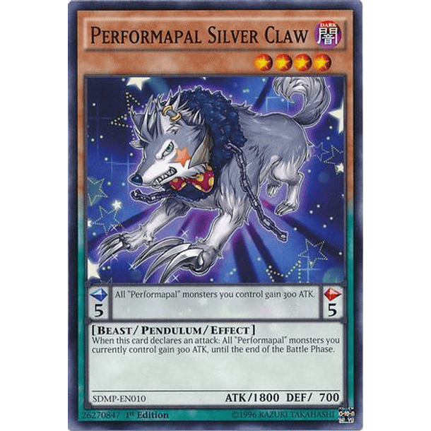 Performapal Silver Claw - SDMP-EN010 - Common