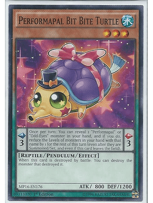 Performapal Bit Bite Turtle - MP16-EN176 - Common 