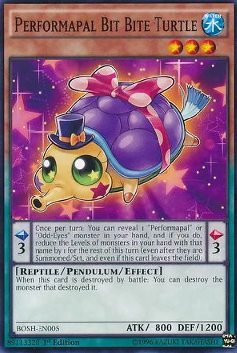 Performapal Bit Bite Turtle - BOSH-EN005 - Common