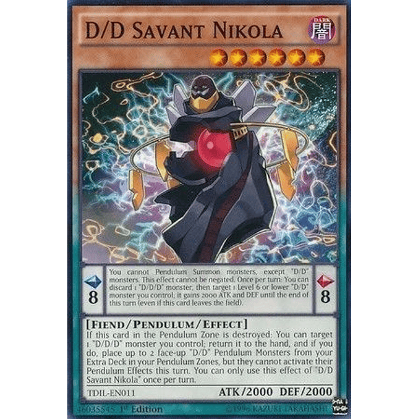 D/D Savant Nikola - TDIL-EN011 - Common