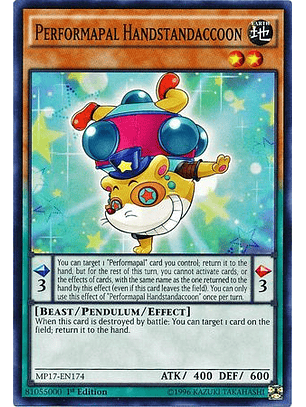 Performapal Handstandaccoon - MP17-EN174 - Common