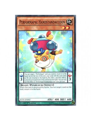 Performapal Handstandaccoon - RATE-EN002 - Common