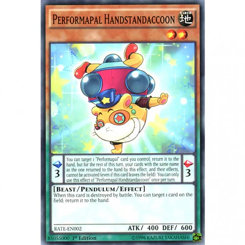 Performapal Handstandaccoon - RATE-EN002 - Common