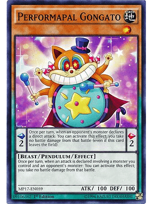 Performapal Gongato - MP17-EN059 - Common