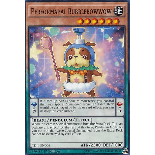 Performapal Bubblebowwow - TDIL-EN006 - Common
