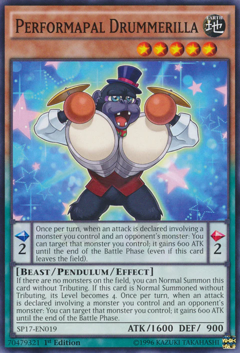 Performapal Drummerilla - CORE-EN006 - Common