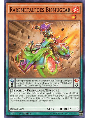 Raremetalfoes Bismugear - INOV-EN022 - Common