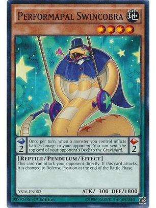 Performapal Swincobra - YS16-EN003 - Common 