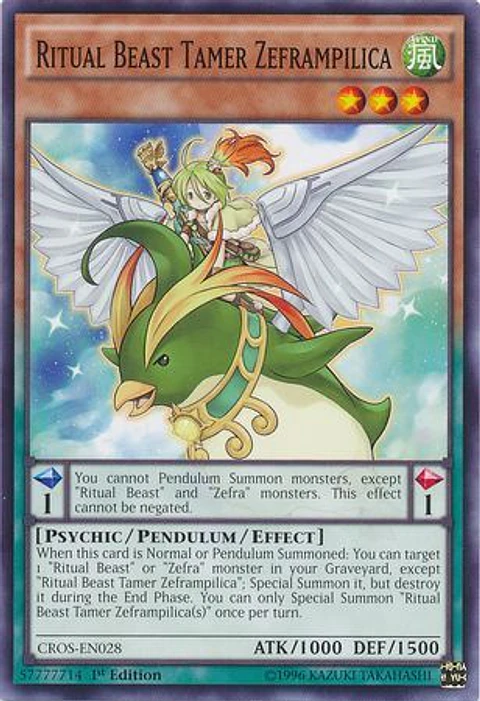 Ritual Beast Tamer Zeframpilica - CROS-EN028 - Common (varios Idiomas)