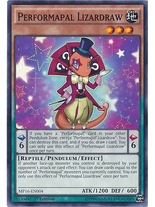 Performapal Lizardraw - MP16-EN004 - Common