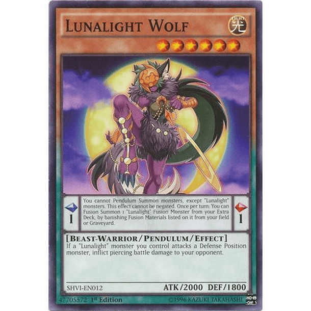 Lunalight Wolf - SHVI-EN012 - Common 