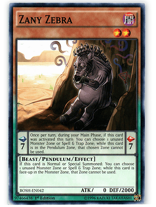 Zany Zebra - BOSH-EN042 - Common