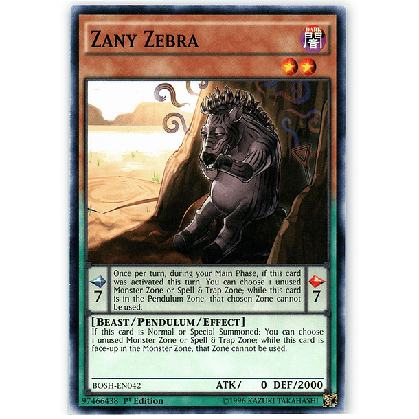 Zany Zebra - BOSH-EN042 - Common