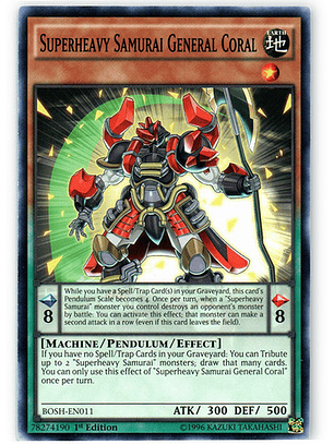 Superheavy Samurai General Coral - BOSH-EN011 - Common 