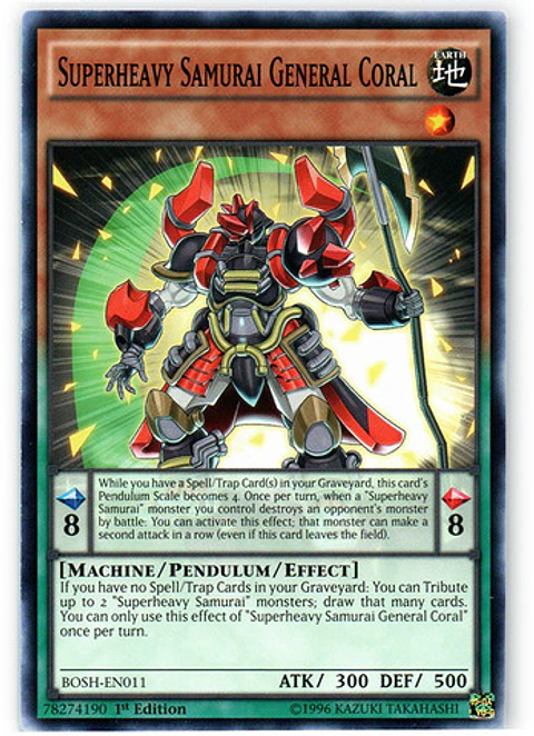 Superheavy Samurai General Coral - BOSH-EN011 - Common 