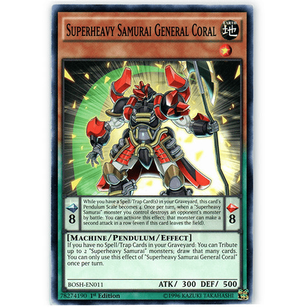 Superheavy Samurai General Coral - BOSH-EN011 - Common 