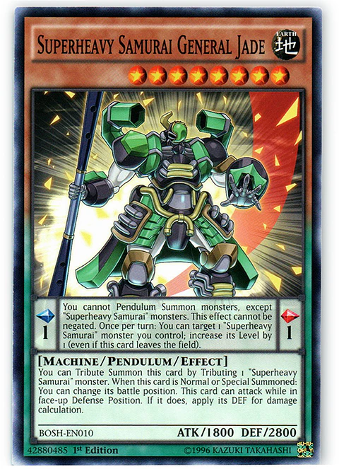 Superheavy Samurai General Jade - BOSH-EN010 - Common 