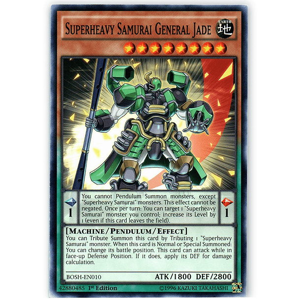 Superheavy Samurai General Jade - BOSH-EN010 - Common 