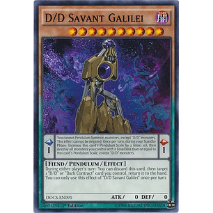 D/D Savant Galilei - DOCS-EN091 - Common