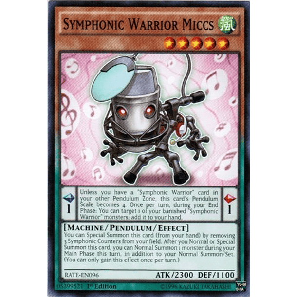 Symphonic Warrior Miccs - RATE-EN096 - Common