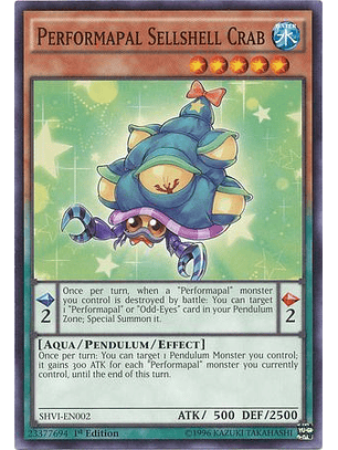 Performapal Sellshell Crab - SHVI-EN002 - Common 