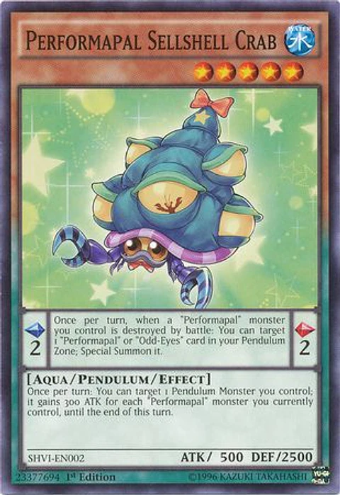 Performapal Sellshell Crab - SHVI-EN002 - Common 