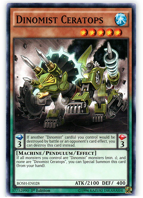 Dinomist Ceratops - BOSH-EN028 - Common
