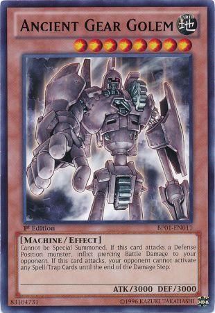 Ancient Gear Golem - BP01-EN011 - Rare 1