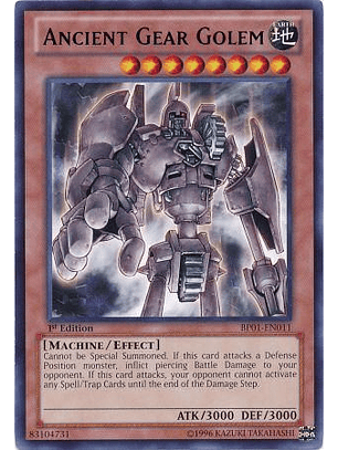 Ancient Gear Golem - BP01-EN011 - Rare