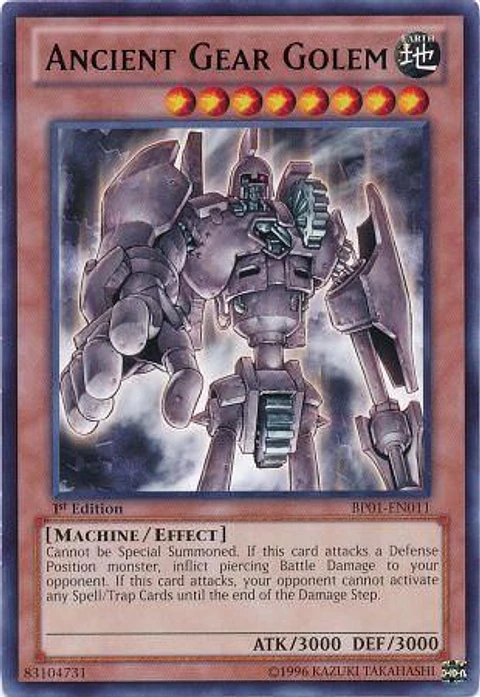 Ancient Gear Golem - BP01-EN011 - Rare