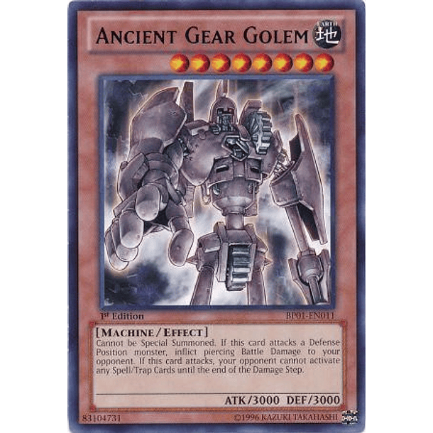 Ancient Gear Golem - BP01-EN011 - Rare
