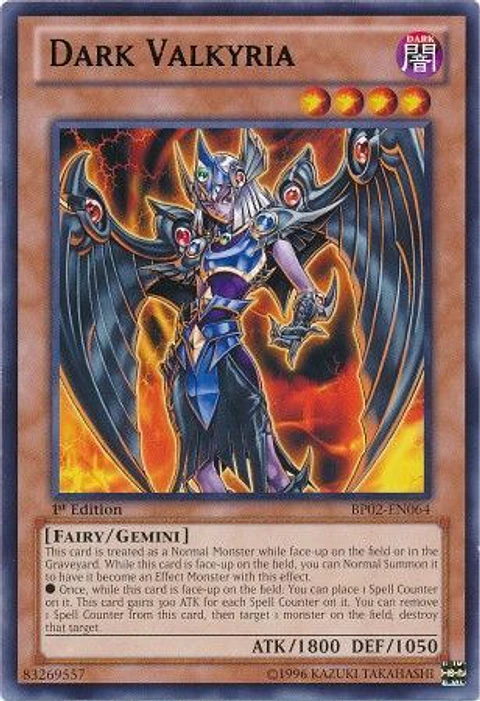 Dark Valkyria - BP02-EN064 - Rare 