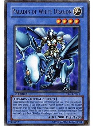 Paladin of White Dragon - DPKB-EN024 - Rare