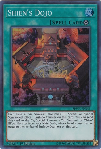 Shien's Dojo - SPWA-EN049 - Super Rare 1