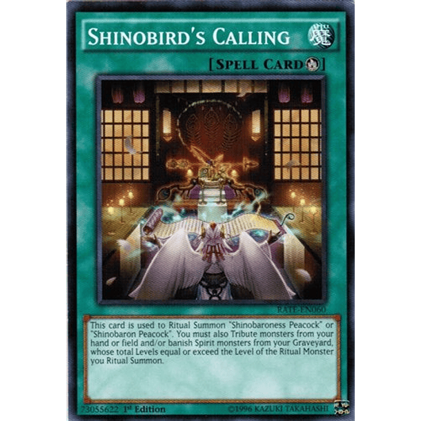 Shinobird's Calling - RATE-EN060 - Common 