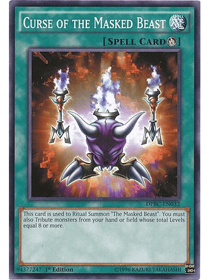 Curse Of The Masked Beast - DPBC-EN032 - Common