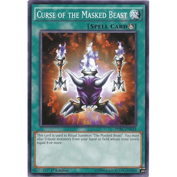 Curse Of The Masked Beast - DPBC-EN032 - Common