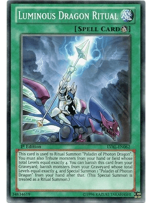 Luminous Dragon Ritual - LVAL-EN062 - Common