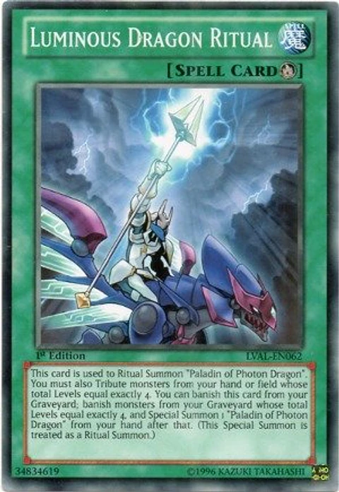 Luminous Dragon Ritual - LVAL-EN062 - Common