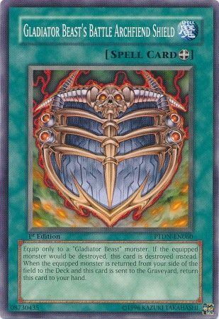 Gladiator Beast's Battle Archfiend Shield - PTDN-EN060 - Common 1