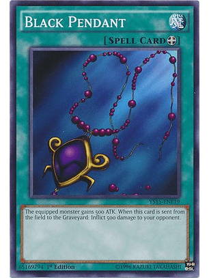 Black Pendant - YS15-ENF19 - Common