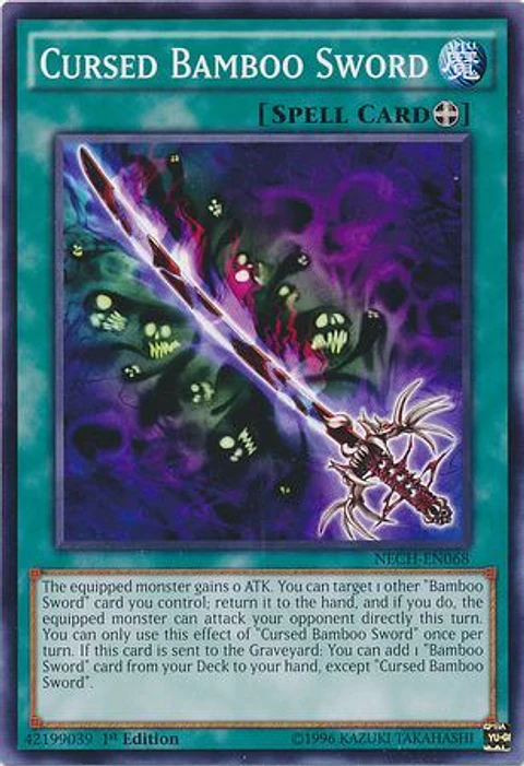 Cursed Bamboo Sword - NECH-EN068 - Common (jugada)