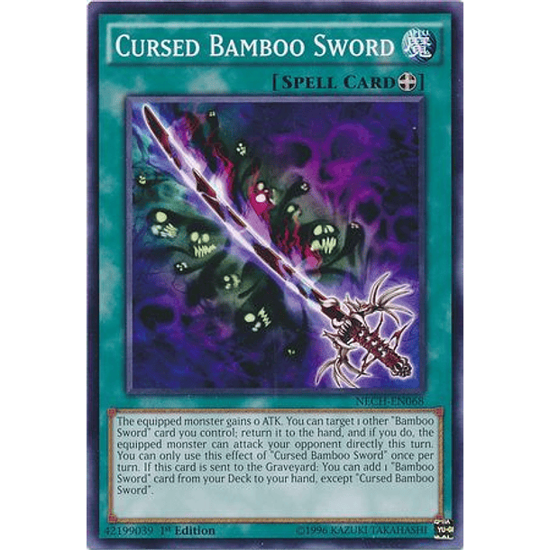 Cursed Bamboo Sword - NECH-EN068 - Common (jugada)