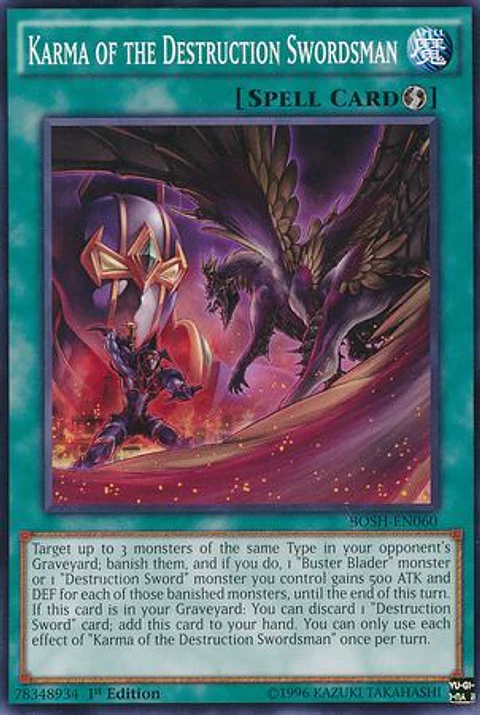 Karma of the Destruction Swordsman - BOSH-EN060 - Common 