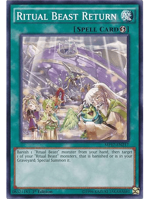 Ritual Beast Return - MP17-EN217 - Common 