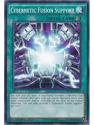 Cybernetic Fusion Support - MP16-EN042 - Common 