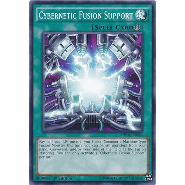 Cybernetic Fusion Support - MP16-EN042 - Common 