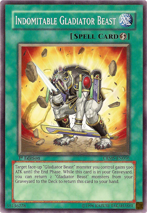 Indomitable Gladiator Beast - CRMS-EN056 - Common
